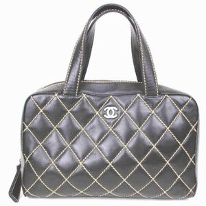 Chanel Wild Stich Black Leather bag
